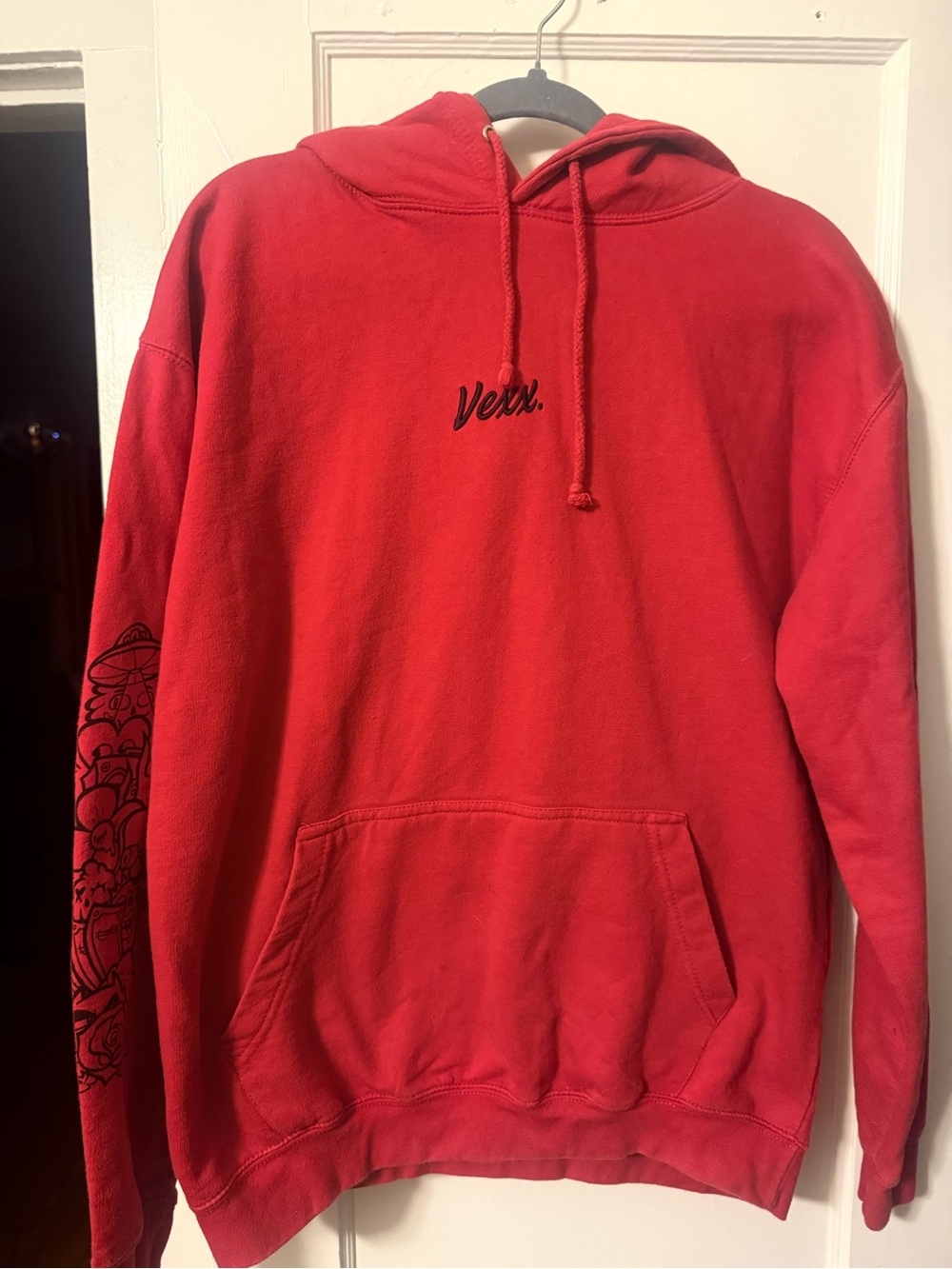 Red Vexx Men's Pullover Hoodie size Medium